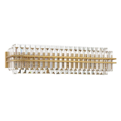 Crystorama Hayes 6 Light Sconce, Aged Brass