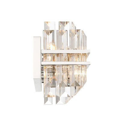 Crystorama Hayes 6 Light Sconce, Polished Nickel