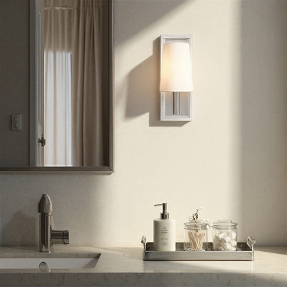 Crystorama Hogan 1 Light 4.5" Sconce, Polished Chrome