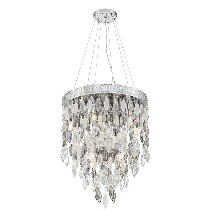 Hudson Chandelier, Chrome