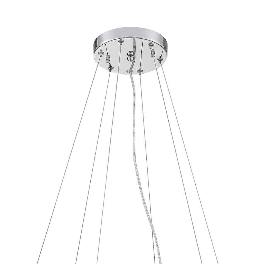 Hudson Chandelier, Chrome