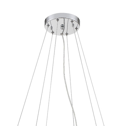 Hudson Chandelier, Chrome
