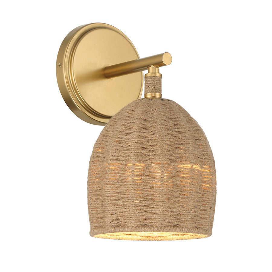 Crystorama Jace 1 Light Sconce, Soft Gold - JAC-10501-SG