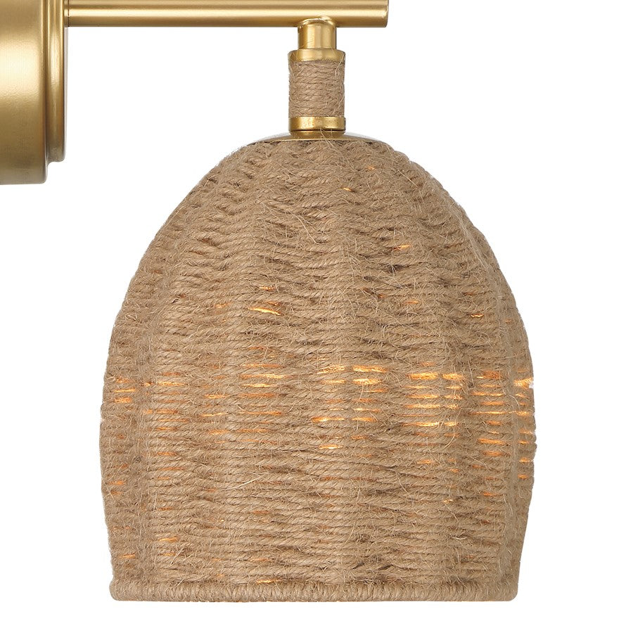 Jace 1 Light Sconce, Soft Gold