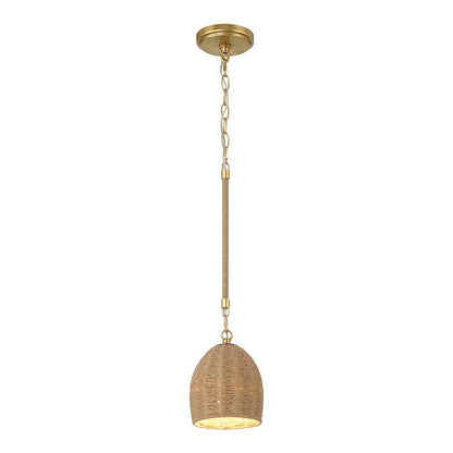 Crystorama Jace 1 Light Mini Pendant, Soft Gold - JAC-10502-SG