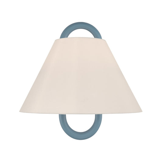 Crystorama Jojo 1 Light 11.75" Sconce, Vibrant Gold/BL - JOJ-801-VG-BL