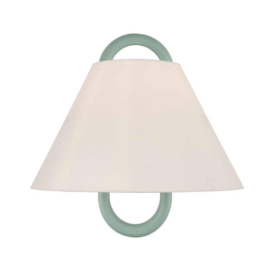 Crystorama Jojo 1 Light 11.75" Sconce, Vibrant Gold/GR - JOJ-801-VG-GR