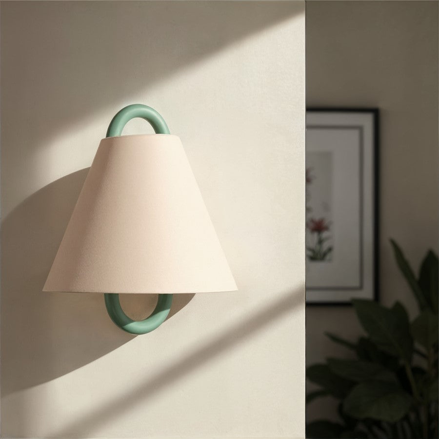 Crystorama Jojo 1 Light 11.75" Sconce, Vibrant Gold/GR