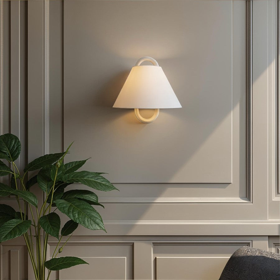 Crystorama Jojo 1 Light 11.75" Sconce, Vibrant Gold/MT