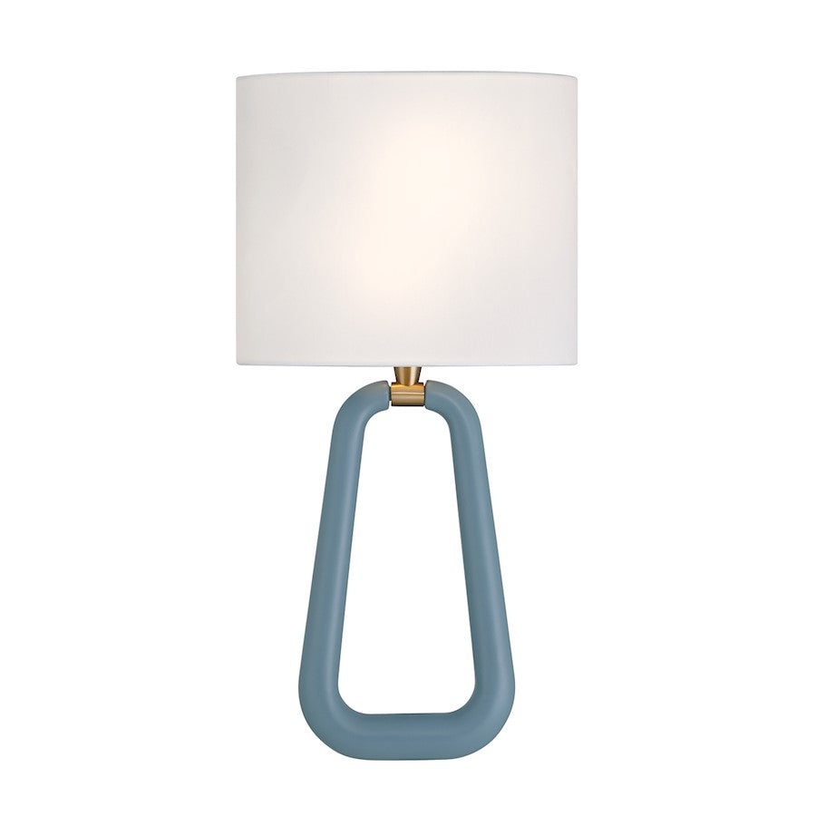 Crystorama Jori 2 Light Sconce, Aged Brass/Blue/White - JOR-7352-AG-BL