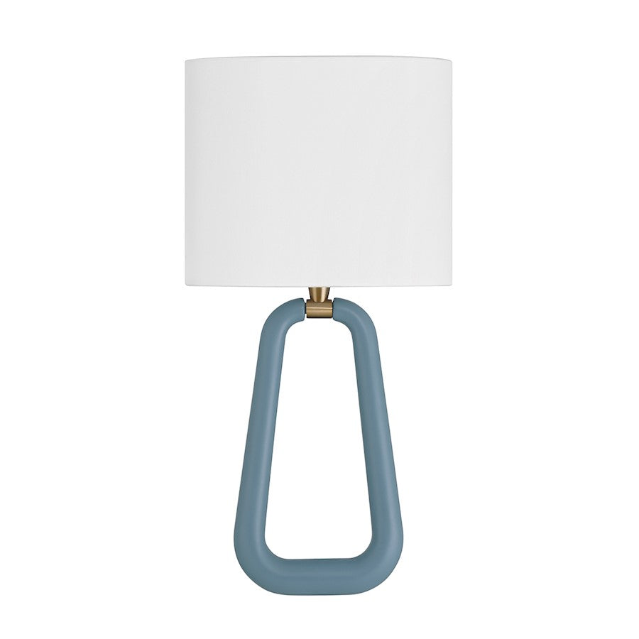 Crystorama Jori 2 Light Sconce, Aged Brass/Blue/White