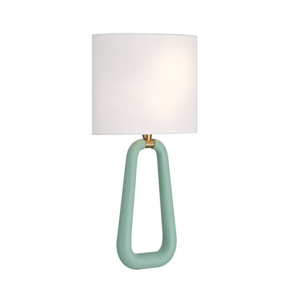 Crystorama Jori 2 Light Sconce, Aged Brass/Green/White