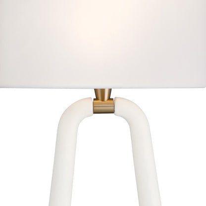 Crystorama Jori 2 Light Sconce, Aged Brass/Matte White/White