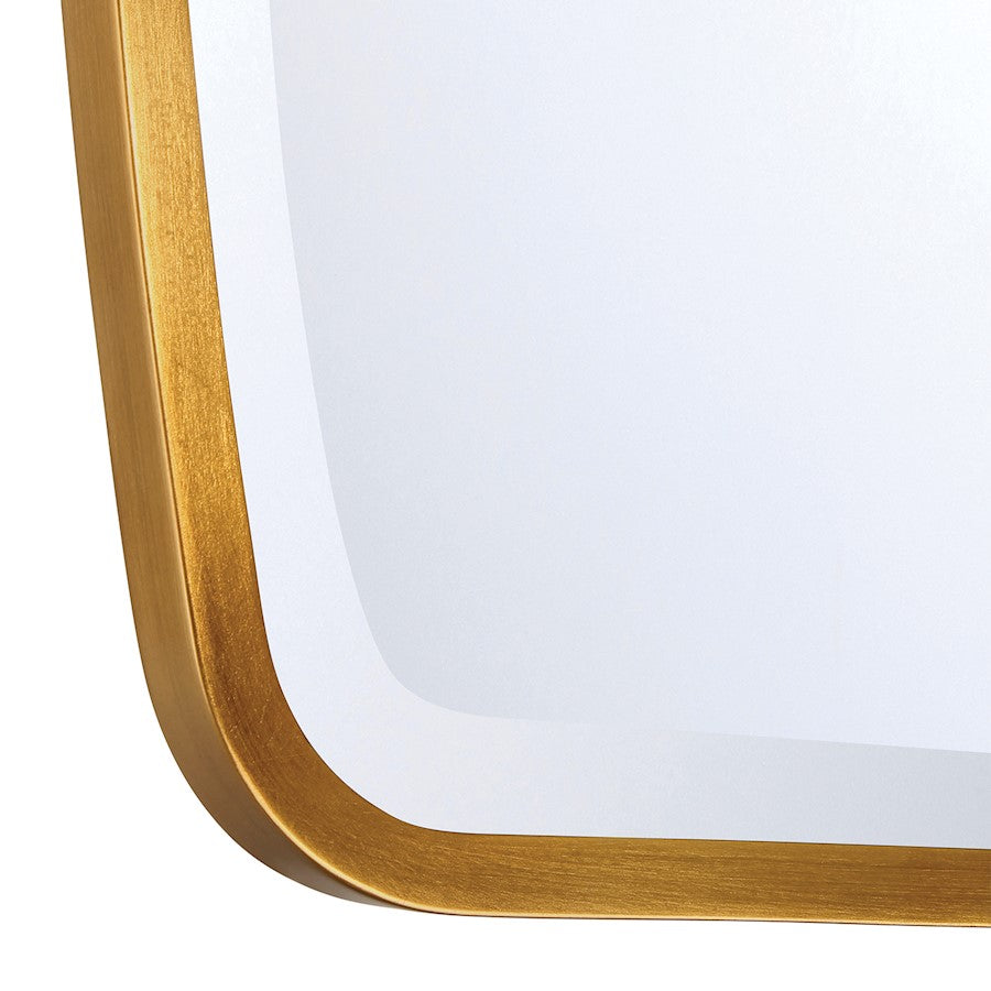 Crystorama Lindee Mirror, Antique Gold