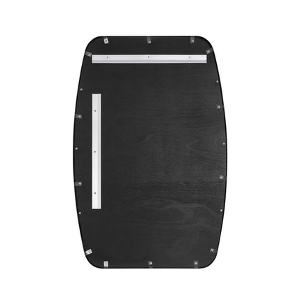 Crystorama Lindee 24" Mirror, Wood Veneer