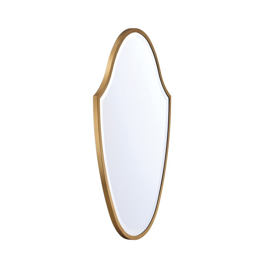 Crystorama Lindee 28" Mirror, Antique Gold