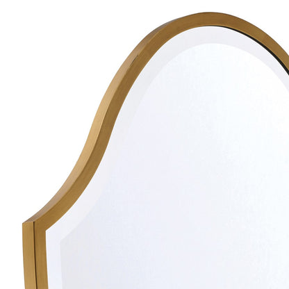 Crystorama Lindee 28" Mirror, Antique Gold