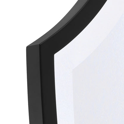 Crystorama Lindee 28" Mirror, Matte Black