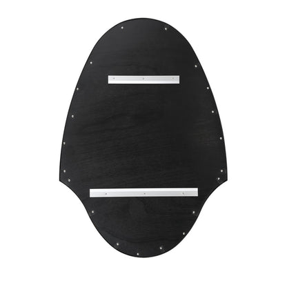 Crystorama Lindee 28" Mirror, Matte Black