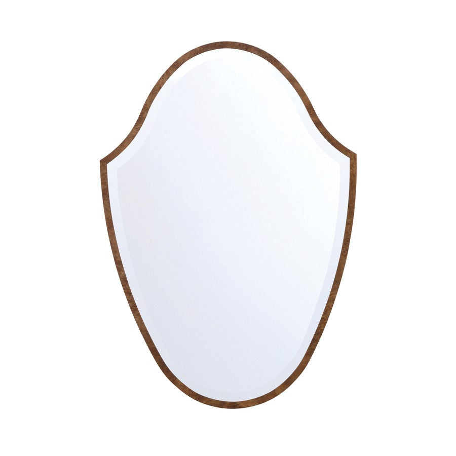 Crystorama Lindee 28" Mirror, Wood Veneer - LIN-M428-WD