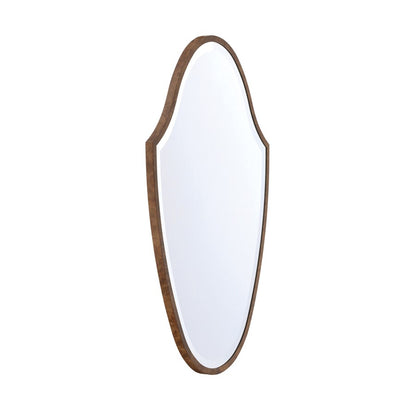 Crystorama Lindee 28" Mirror, Wood Veneer