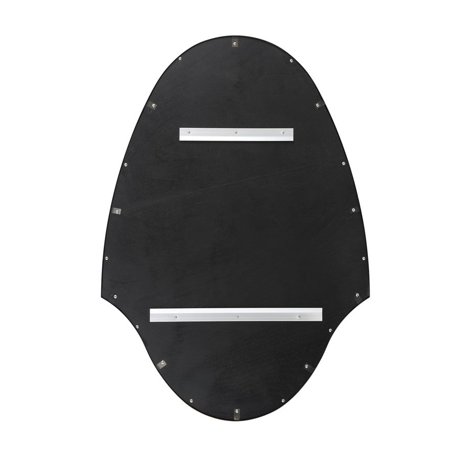 Crystorama Lindee 28" Mirror, Wood Veneer