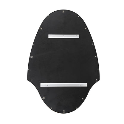 Crystorama Lindee 28" Mirror, Wood Veneer