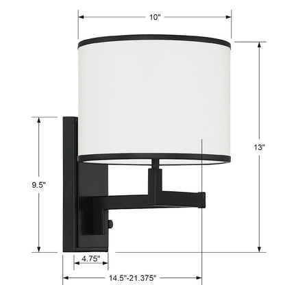 1 Light Wall Sconce