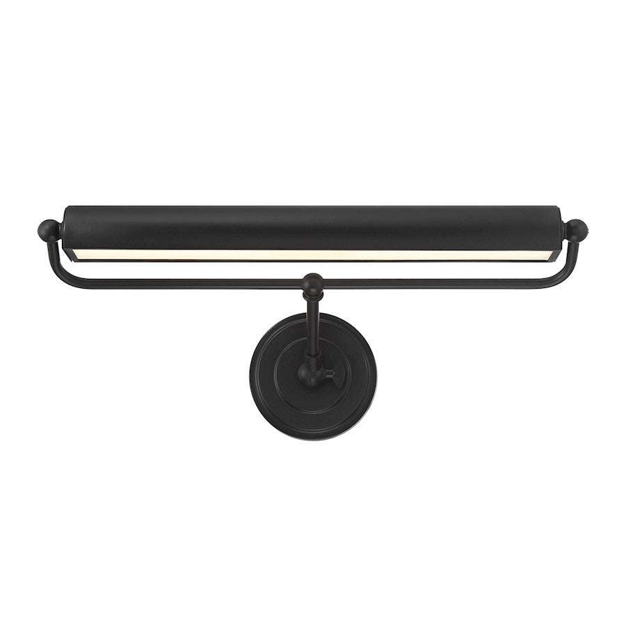 Crystorama Miller Integrated LED Picture Light, Matte Black