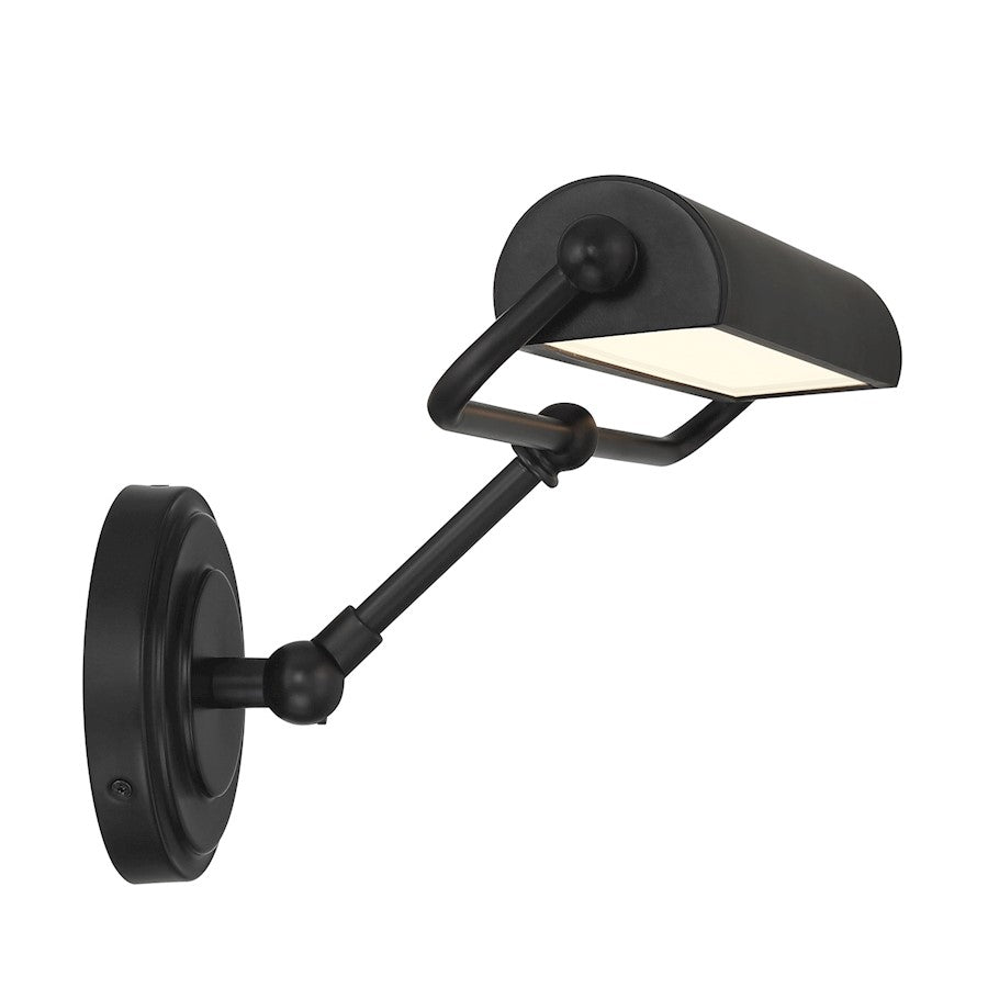 Miller 1 Light Sconce, Matte Black