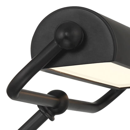 Crystorama Miller Integrated LED Picture Light, Matte Black