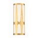 Crystorama Royston 1 Light Sconce, Antique Gold/White - ROY-802-GA-LED