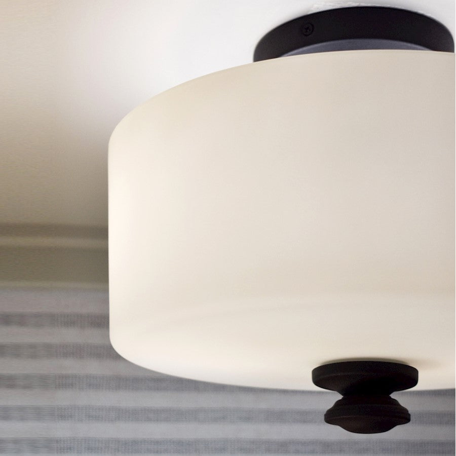 Crystorama Travis 9.25" 2 Light Ceiling Mount