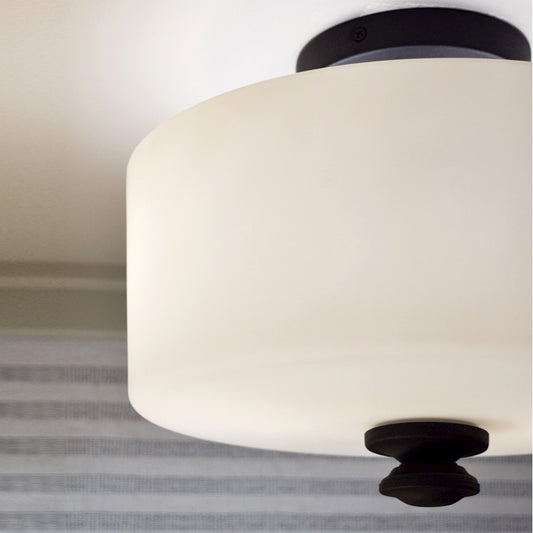 Crystorama Travis 9.25" 2 Light Ceiling Mount