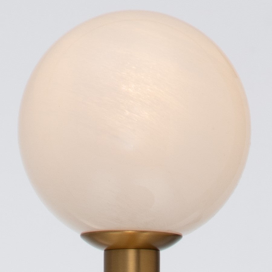 Crystorama Terrell 2 Light 17.75" Bathroom Vanity, Luxe Gold/White