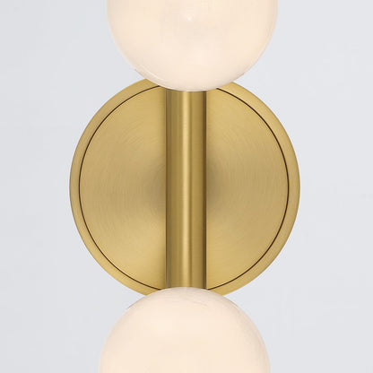Crystorama Terrell 4 Light 24" Bathroom Vanity, Luxe Gold/White