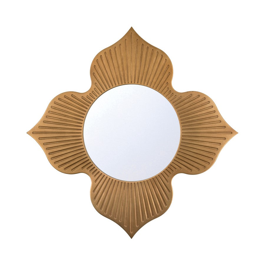 Crystorama Tullos 48" Mirror, Burnished Brass - TUL-M100-BB