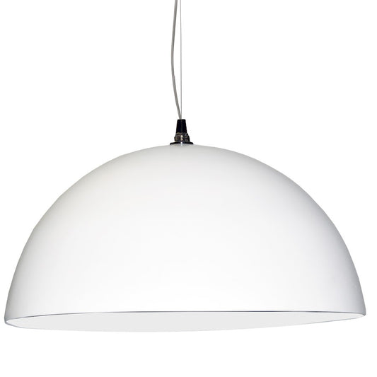 Dainolite 31in 3-Light Pendant | Painted White Metal | Kitchen Island & Dining Room | 31 x 31 x 16 in | Model 114-313P-WH