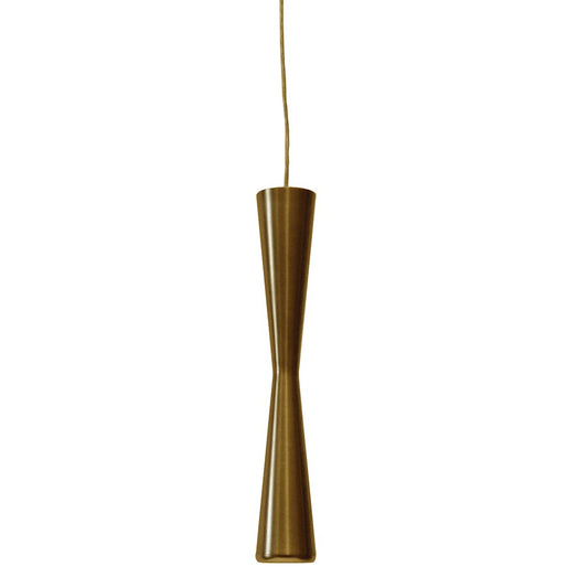 Dainolite 8901LED 2in 1-Light LED Pendant | Vintage Bronze and Clear Acrylic | Kitchen Island & Dining Room | 2 x 2 x 12 in | Model 8901LED-1P-VB