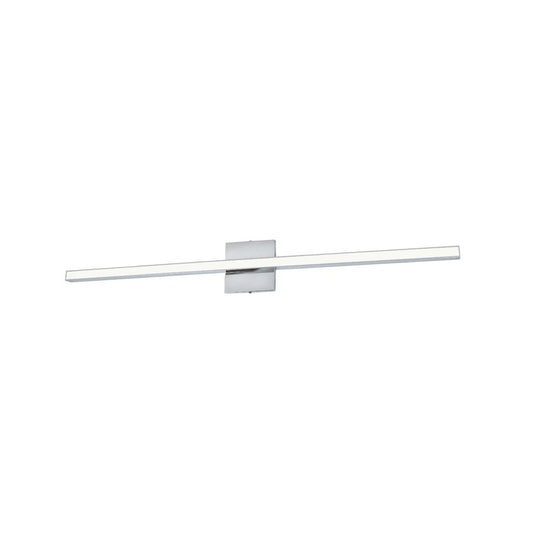 Dainolite Alexander 35in 1-Light Vanity Light | Modern Polished Chrome and White Acrylic | Bathroom Vanity | 35.5 x 4.75 in | Model ALX-3624LEDW-PC