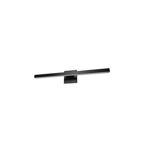 Dainolite Arandel 24in 1-Light LED Vanity | Transitional Matte Black and White Acrylic | Bathroom & Foyer | 23.75 x 4 x 4.75 in | Model ARL-418LEDW-MB