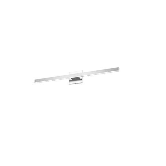 Dainolite Arandel 24in 1-Light Vanity | Transitional Polished Chrome and White Acrylic | Bathroom Vanity | 4 x 24 x 4 in | Model ARL-418LEDW-PC