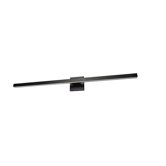 Dainolite Arandel 36in 1-Light Vanity | Transitional Matte Black and White Acrylic | Bathroom Vanity | 4 x 36 x 4 in | Model ARL-424LEDW-MB