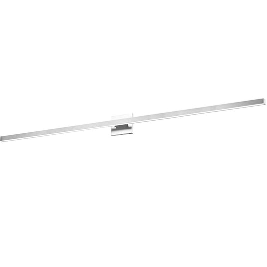 Dainolite Arandel 47in 1-Light Vanity Light | Transitional Polished Chrome and White Acrylic | Bathroom Vanity | 47 x 4 x 4 in | Model ARL-436LEDW-PC