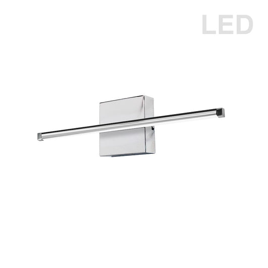 Dainolite Array 24in 1-Light LED Wall Sconce | Modern Polished Chrome Metal | Hallway & Bathroom Accent | 831 Lumens, 3000K | Model ARY-2419LEDW-PC
