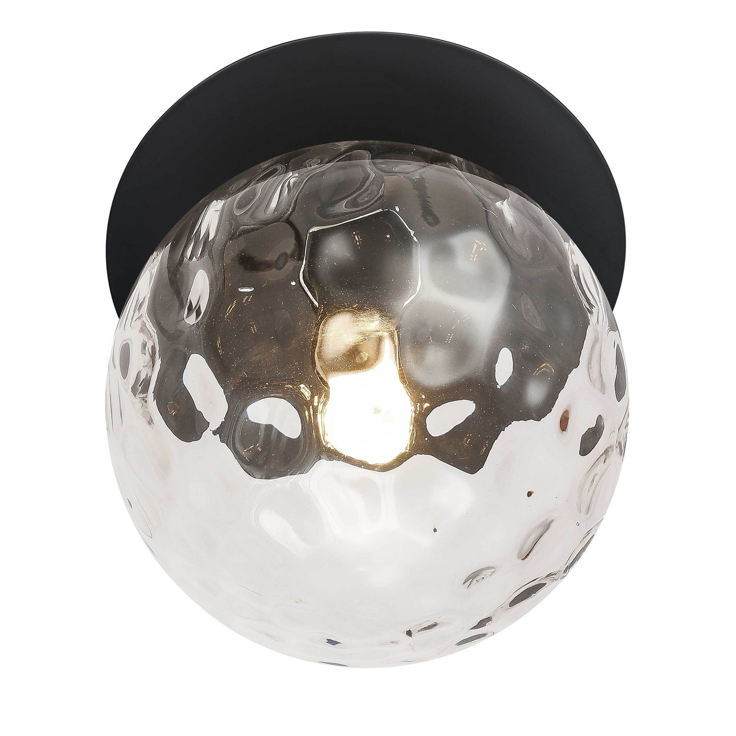 Dainolite Burlat 12.5in 1-Light Wall Sconce | Contemporary Matte Black Metal and Clear Glass | Hallway & Bathroom Accent | 12.5 x | Model BUR-131W-MB-CLR