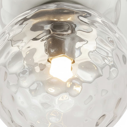 Dainolite Burlat 12.5in 1-Light Wall Sconce | Contemporary Polished Chrome Metal and Clear Glass | Hallway & Bathroom Accent | Model BUR-131W-PC-CLR