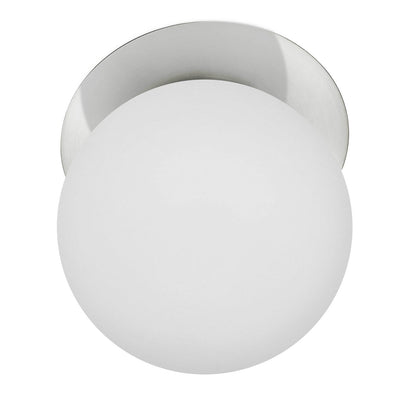 Dainolite Burlat 12.5in 1-Light Wall Sconce | Contemporary Polished Chrome Metal and White Glass | Hallway & Bathroom Accent | 12.5 | Model BUR-131W-PC-WH