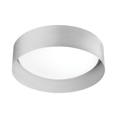 Dainolite Carmen 11in 1-Light Flush Mount | Modern Matte White and White Acrylic | Bedroom & Hallway | 11 x 11 x 3 in | Model CMN-1114LEDFH-MW
