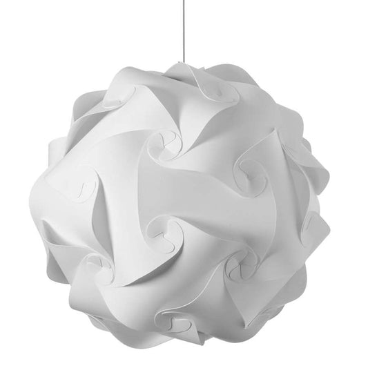 Dainolite Daino Ball Globus Large 26in 3-Light Pendant | Modern White Fabric Shade | Kitchen Island & Dining Room | 26 x 26 x 26 in | Model DBL-L-790